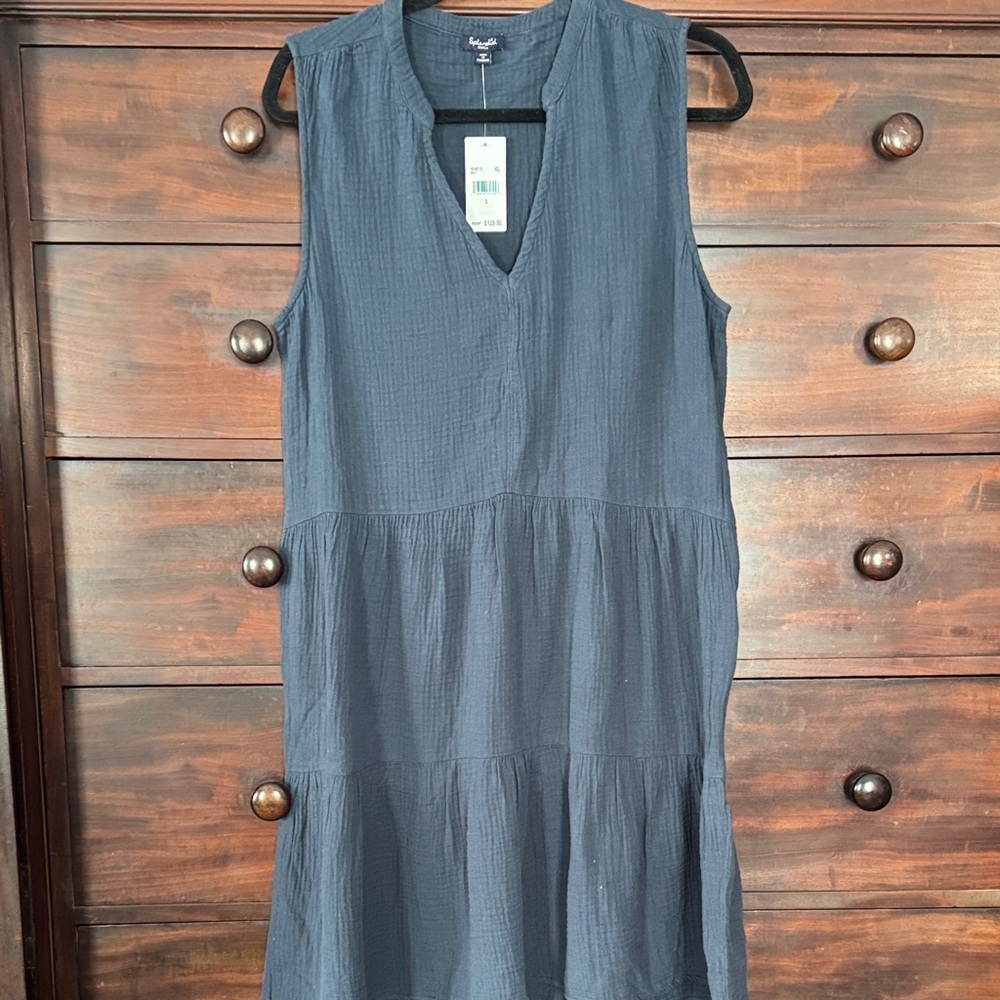 Splendid Navy Sleeveless Dress